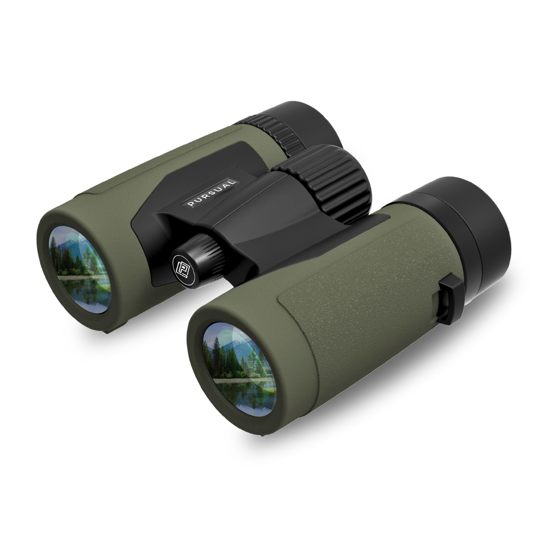 PROTOBIRD 8x32 HD Binoculars in Woodland Khaki