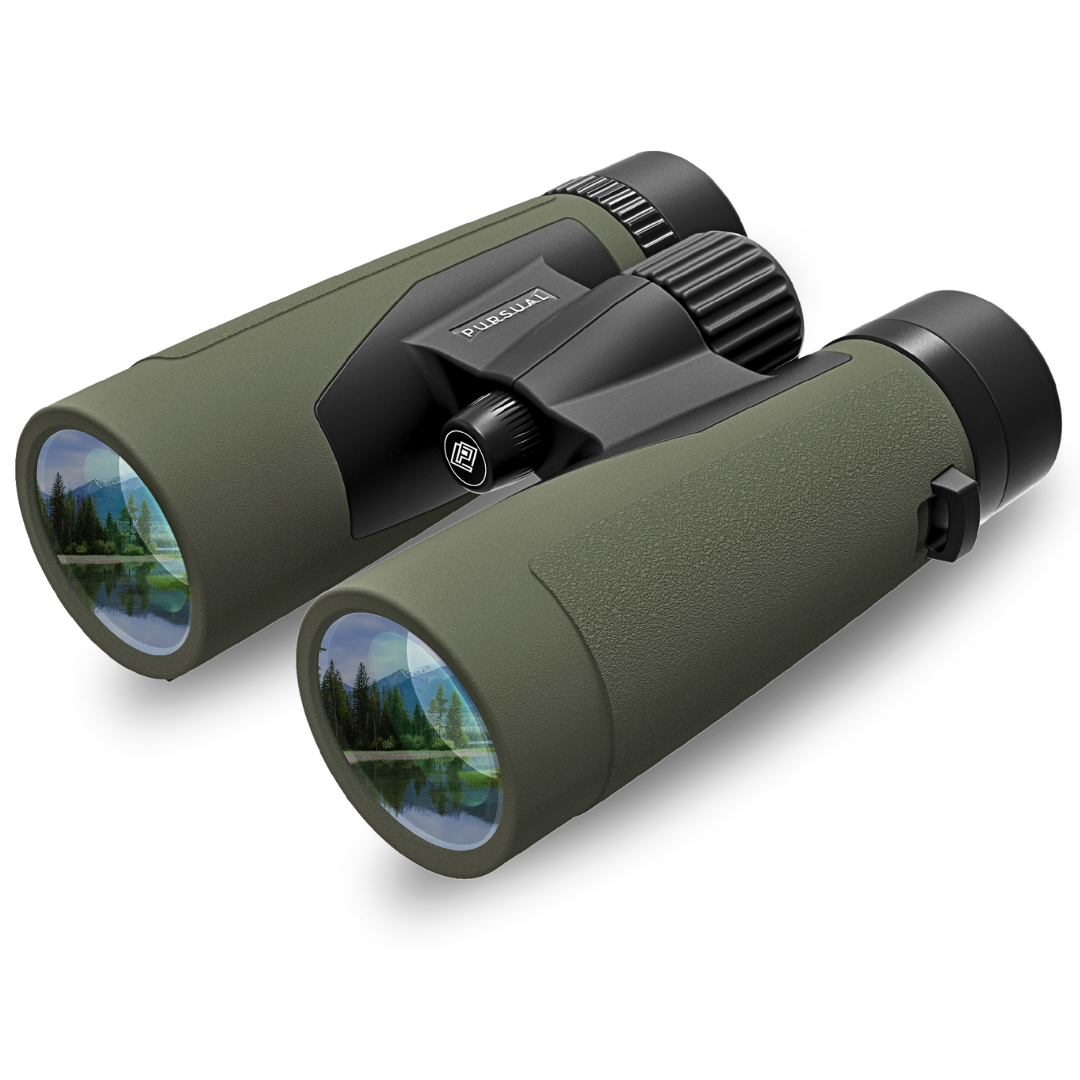 PROTOBIRD 10x42 HD Binoculars in Woodland Khaki