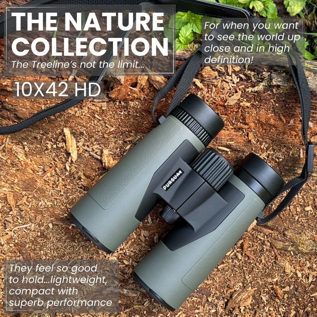 PROTOBIRD 10x42 HD Binoculars in Woodland Khaki