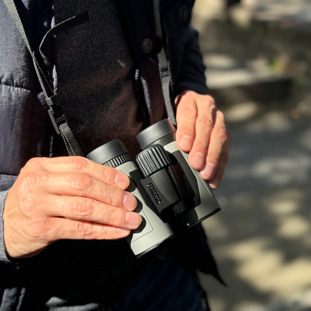 PROTOBIRD 8x32 HD Binoculars in Urban Grey