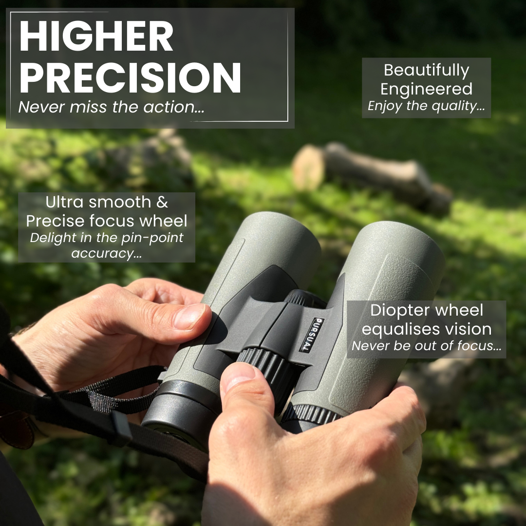 PROTOBIRD 10x42 HD Binoculars in Woodland Khaki