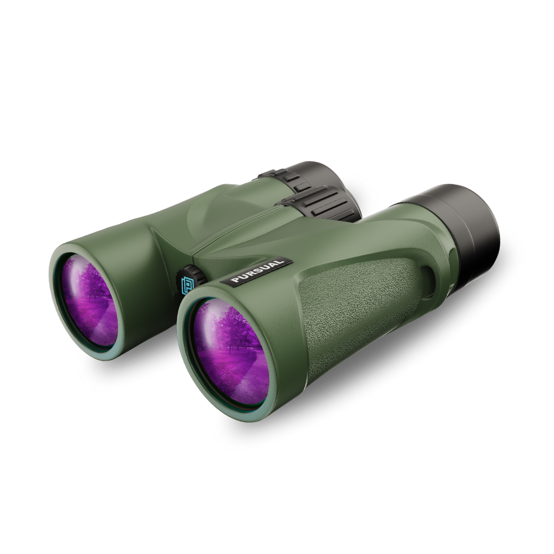 FOREFRONT 8x32 HD Binoculars in Forest Green