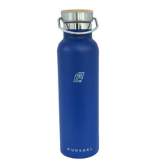 Pursual insulated stainless steel water bottle in blue